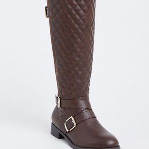 Tall brown Torrid boots, never worn!